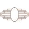 Ekena Millwork Elizabeth Wood Fretwork Pierced Ceiling Medallion, Walnut, 20"W x 10"H x 5 1/2"IW x 9 1/2"IH x 3/8"T CMWP20X10X0375EBWA - alternate 1